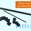 Glassy Carbon Bare Rods Plates Latech