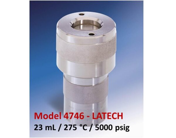 Parr 4746 – 23 mL (5000 psig) – Latech Scientific Supply